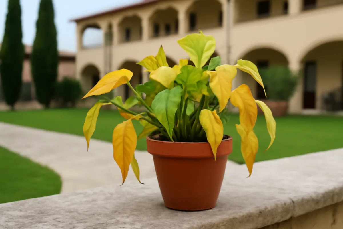 Pothos con foglie ingiallite: cause da evitare e rimedi efficaci